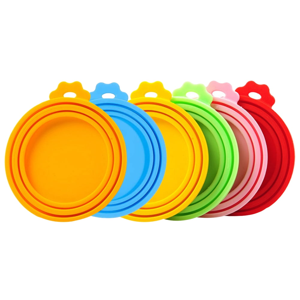 Pet Can Covers Pet Food Can Lids Set of 3 Universal Silicone Can Lids