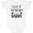thumbnail image 3 of Inktastic I Got It From My Daddy Boys or Girls Baby Bodysuit, 3 of 5