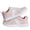 Pink, variant on EKVAHL Womens Orthopedic Knit Retro Sneakers, Arch Support Anti Slip Gum Sole Trainers, Soft Knit Surface Street Tennis Walking Shoes Brown