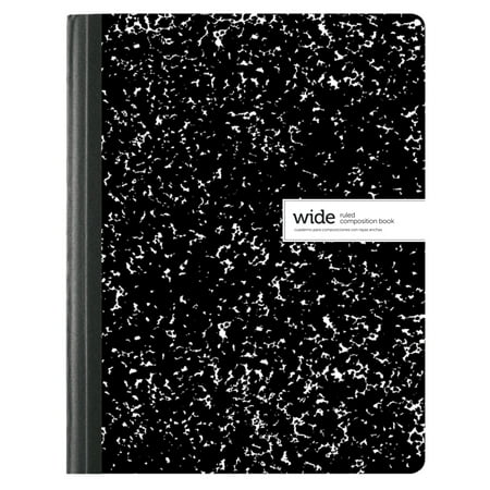 UPC: 0735854737658 | Office Depot® Brand Composition Books  7-1/2  x 9-3/4   Wide Ruled  100 Sheets  Black/White  Case Of 24 Notebooks