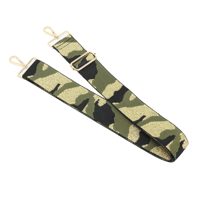 Soft Camera Strap Belt, Nylon And Metal Camera Strap Webbing For Outdoor Blue Gold,Green Gold,White Brown