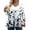 Blue, variant on TQWQT Womens Plus Size Fall Tops 2024 4x-5x V Neck Tunic Shirts Floral Graphic T-Shirt Long Sleeve Shirts Loose Fit Casual Blouses Royal Blue 3XL