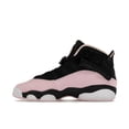thumbnail image 2 of Jordan Kid's 6 Rings Black Pink Foam Shoes, from StockX, 2 of 5