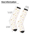 thumbnail image 5 of Daiia Sports Socks Funny Chicken Printed Novelty Crew Socks for Men Women Knee High Socks Cotton Socks Soft & Breathable Support Unisex Socks, 5 of 9