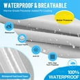 thumbnail image 2 of M optimized Heavy Duty Pontoon Boat Cover, 300D Waterproof Trailerable Boat Cover, Marine Grade Waterproof Covers with Adjustable Windproof Tightening Strap & Storage Bag, Gray, 2 of 6