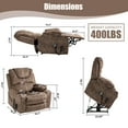 BTMWAY Oversize Lift Recliner, Electric Power Lift Chair with Heated
