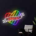 thumbnail image 3 of Handmadetneonsign LGBTQ+ Neon Sign, LGBT Heart Wall Art Decor, LGBT Colorful Rainbow Heart Wall Decor, 3 of 4