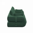 thumbnail image 5 of Human Dog Bed, Lazy Sofa Couch, 78.7" Multi-Functional Foldable Sofa Bed, 3-in-1 Teddy Fabric Foam-Filled Sleeper Sofa Bed for Living Room,Guest Bed,Playroom,Green, 5 of 24