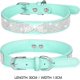 thumbnail image 2 of Uds Collar de gato con diamantes Collar de cuero para mascotas con diamantes de imitación para cachorros, 2 of 5
