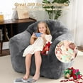 thumbnail image 2 of Historyli Compact Bean Bag Chair for Adults, Space-Saving Lounge Chair with Ergonomic Backrest & Wide Armrest, High Density Foam Filler, for Apartment, 2 of 7