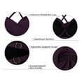 thumbnail image 6 of Firpearl Women's Underwire Swimsuit Top Modest Swimwear with Built in Bra Push Up Bathing Suit Tops Deep Merlot US12, 6 of 6