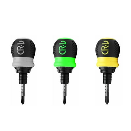 

MEGAWHEELS Portable Multi Screwdriver|Stubby Ratcheting Screwdriver|Slotted and Phillips Magnetic Tip for Cars Home Electronics