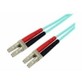 thumbnail image 1 of StarTech.com 2m Fiber Optic Cable - 10 Gb Aqua - Multimode Duplex 50/125 - LSZH - LC/LC - OM3 - LC to LC Fiber Patch Cable - Patch cable - LC multi-mode (M) to LC multi-mode (M) - 2 m - fiber optic - duplex - 50 / 125 micron - aqua - for P/N: J9152AST, MASFP10GBSR, SFP10GBLRMST, SFP10GBSRST, SFP10GSRSST, SFP10GSRXST, 1 of 3