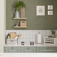 thumbnail image 5 of Ballucci 16" Floating Shelves for Wall, 2-Pack with Invisible Brackets, 6" Deep, Natural Oak, 5 of 6