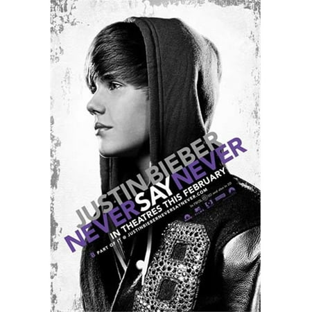 Pop Culture Graphics Movcb05021 Justin Bieber Never Say Never Movie Poster 11 X 17