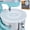 white, variant on PQPO Silicone Mixer Bowl Cover For KitchenAid 6-7 QT Bowl-Lift Stand Mixers, Airtight Food Grade Lid with Collapsible Small Bowl, Splash Guard, Dustproof
