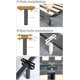 thumbnail image 3 of 2 patas de cama ajustables y extensibles, patas de soporte de metal con marco de cama resistente, se adaptan a piezas de repuesto de sofá cama de 7 a 13 pulgadas, 3 of 5