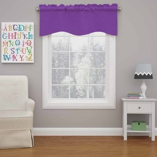 Eclipse Kids Kendall Room Darkening Wave Curtain Valance Walmart