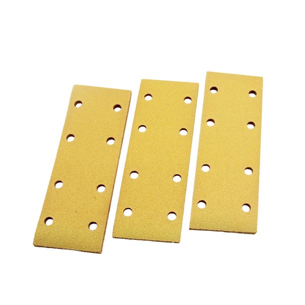 Lot De 5 Feuilles De Papier Abrasif Verre 100 Grains – 7.3x3.6 Cm, Avec Crochet Et Boucle, Uxcell