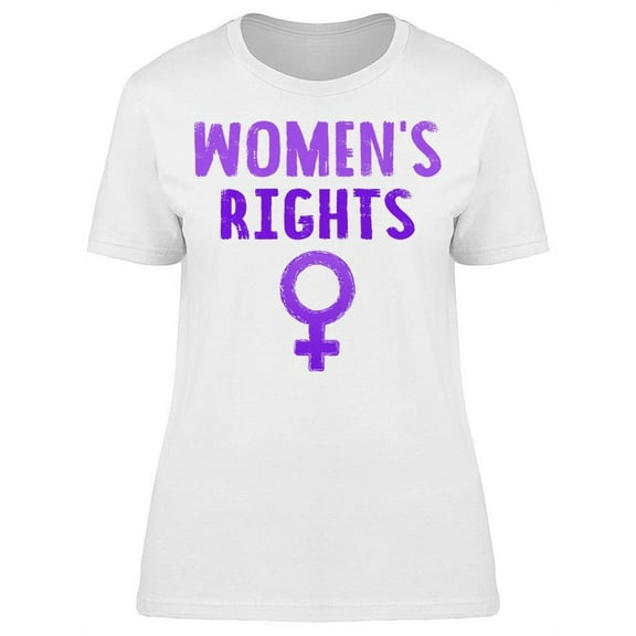 Women Rights Purple  T-Shirt Women -Image by Shutterstock, Female 3X-Large