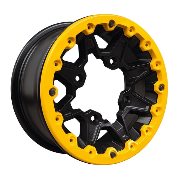 Can-Am New OEM, Black With Clear Coat Aluminum 12" Rim, 705401678