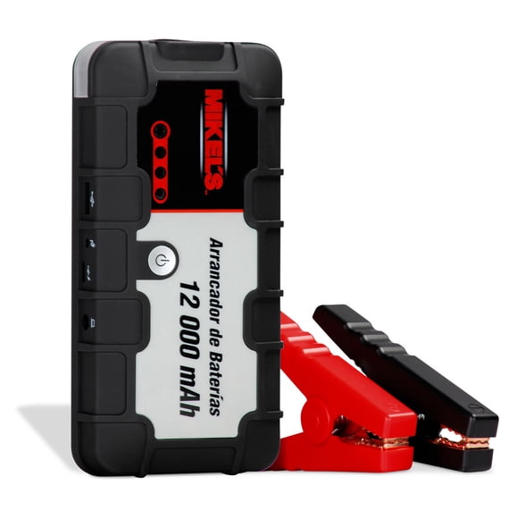Arrancador Jumper MIKELS 12000 Mah con Estuche y Pinzas Inteligentes