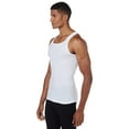 thumbnail image 2 of Hanes Men’s 6Pack White A-Shirts Tagless Undershirts Tanks Tank Tops M, 2 of 3