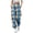 Blue, variant on Bmisegm Trendy Women's Casual Pants with Halloween Cartoon Print for Everyday Comfort and Style Orange L