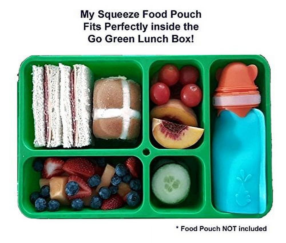 Go Green Lunch Box | FOOD BOX ONLY (Lunch Box, Green)