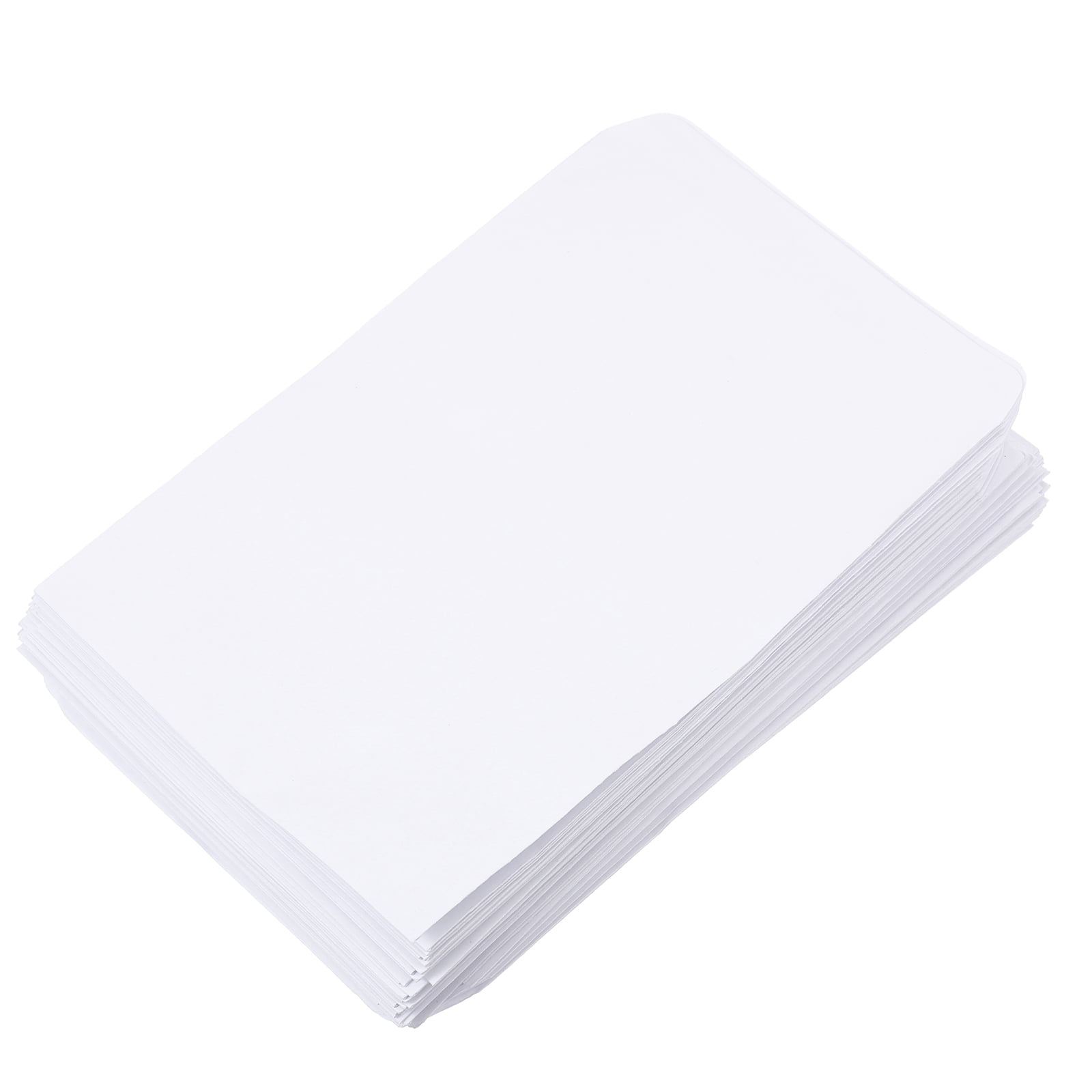 Hemoton 200 pcs  White Paper Envelope Open End Self Seal Envelopes Open End Self Seal Envelopes for Home Mailing Documents Office Business Legal School White