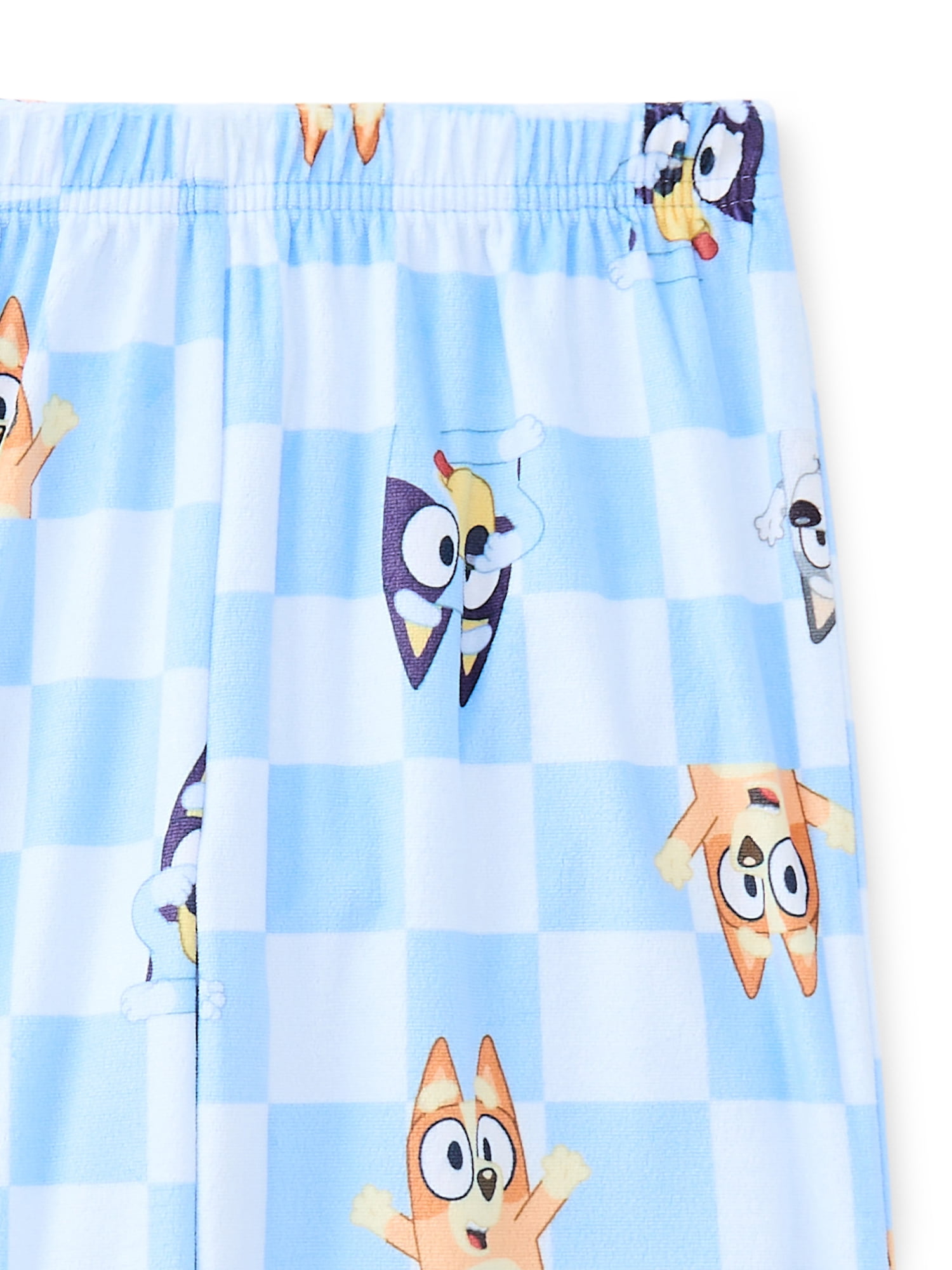 Bluey Girls Long Sleeve Top and Pants Pajama Set, 2-Piece, Sizes 4-12