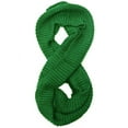 thumbnail image 4 of ALLYDREW Unisex Soft Thick Knitted Winter Warm Infinity Scarf Ribbed Knit Infinity Loop Scarf - Forest Green Thick Infinity Scarf, 4 of 4