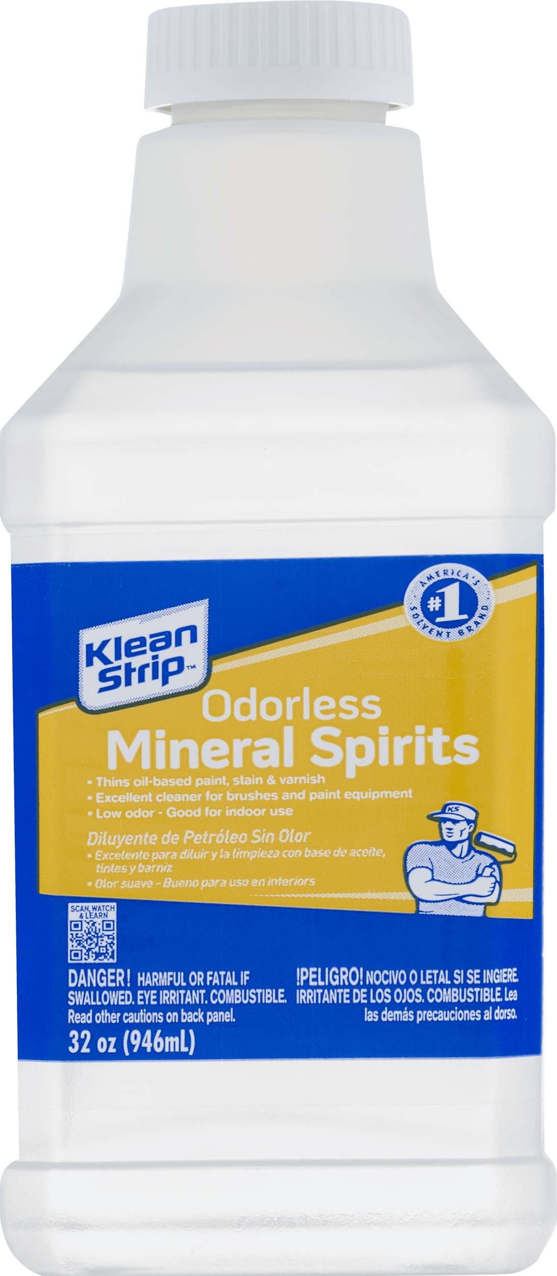Klean Strip GKSP94214CA 1-Gallon Odorless Mineral Spirit Thinner