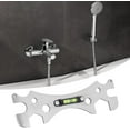 thumbnail image 3 of 1 Pcs Shower Head Wrench, Universal Screw Openings Stainless Steel Self Leveling Multifunction Shower Wrench Tool for Taps, Angle Valves, Hoses, Shower Pipes, 3 of 8