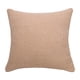 thumbnail image 2 of Funda de almohada decorativa | Funda de cojín de piel sintética con cremallera | Textura suave de osito de peluche | Cuadrada de 43 x 43 cm, 2 of 9