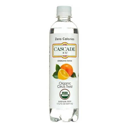 Cascade Ice Organic Sparkling Water, 17.2 Fl Oz (Case of 12) - Walmart.com