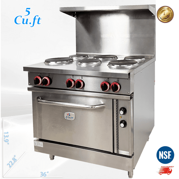 Cooler Depot 36" Electric Commercial Range