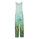 thumbnail image 4 of ICHUANYI Clearance Women Summer European And American Sling Solid Pocket Casual Jumpsuit(Mint Green, M) ICHUANYI WER2023081108255, 4 of 6