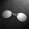 thumbnail image 3 of Sidaley Gafas de sol sin montura para hombres y mujeres, pinzas para la nariz para conducir, gafas para adultos, gafas con Clip, accesorio de decoración Gafas de moto Negro Sidaley VI008945-01, 3 of 6