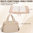 thumbnail image 4 of Funda de biblia Bunnychill grande para mujer con compartimentos, 4 of 7