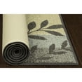 thumbnail image 4 of Mainstays Traditional Leaf Block Gray Print Indoor Area Rug, 4'x5'4", 4 of 8