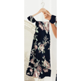 thumbnail image 2 of goowrom Robe Parent-Enfant Épaules Dénudées avec Ourlet à Volants Vêtements Roses, 2 of 4