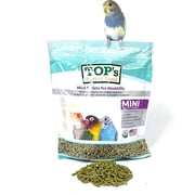 TOP's Parrot Food Mini Pellets for Budgies, Cockatiels, Lovebirds, Parrotlets & Parakeets, USDA Organic Certified, Non-GMO, Corn, Soy & Peanut Free, 1 lb