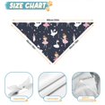 thumbnail image 6 of Dog Bandana 2 Pack,Dark Blue Ballerina Princess Pattern Bandanas for Dogs,Cat Bandana,Small/ Large Dog Bandana 2 Size,Dog Bandanas, 6 of 6