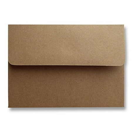 Wedding Shower Invitation Cards - Shipped Free 250 Boxed Kraft Grocery Bag Brown A7 (5-1/4 x 7-1/4) 70lb Envelopes for 5