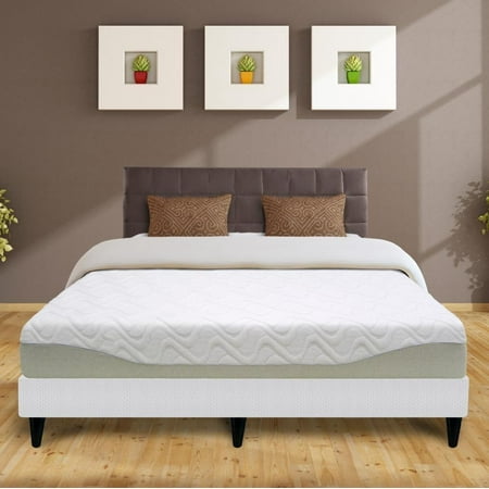 Best Price Mattress 9 Inch Gel-infused Memory Foam Mattress and New Innovative Steel Platform Bed Set, Multiple