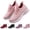 15# Pink, variant on Orthopedic Shoes for Women ,Women's Soft Sole Mesh Comfort Wedge Sneakers Breathable Slip On Arch Support Non-Slip Comfortable Wide Width Summer Lightweight Knit Nurse Comfy Walking Sneaker,Purple#38