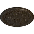 thumbnail image 3 of Ekena Millwork 16 7/8"OD x 1 1/2"P Swindon Ceiling Medallion (Fits Canopies up to 2 7/8"), Hand-Painted Stone Hearth Crackle, 3 of 6