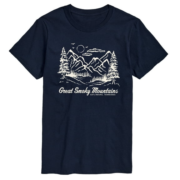 Instant Message - Smoky Mountains TN - Men's Short Sleeve Graphic T-Shirt