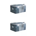 thumbnail image 1 of 2Pcs Under bed Bag Containers with Handles Polyester Fabric Closet Quilt, 1 of 8